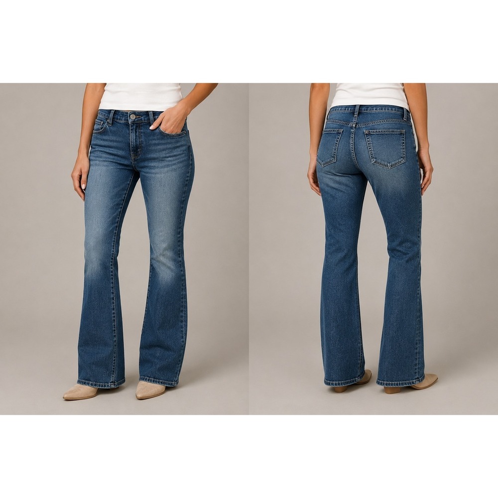 Gap Premium Long‎ & Lean Bootcut Jeans Women's Size 12/31 Medium Wash Denim